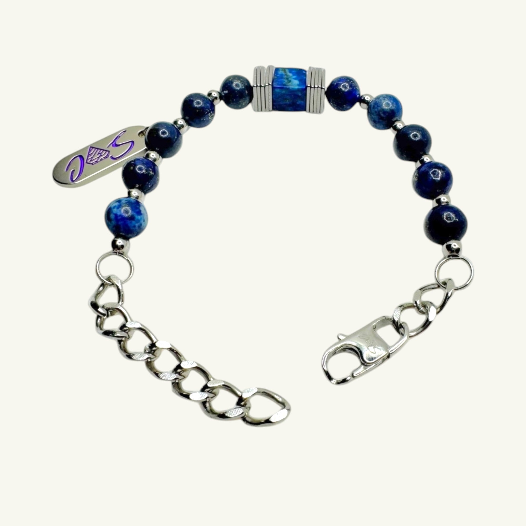 Bracciale lapislazzuli Sharifa Crystals